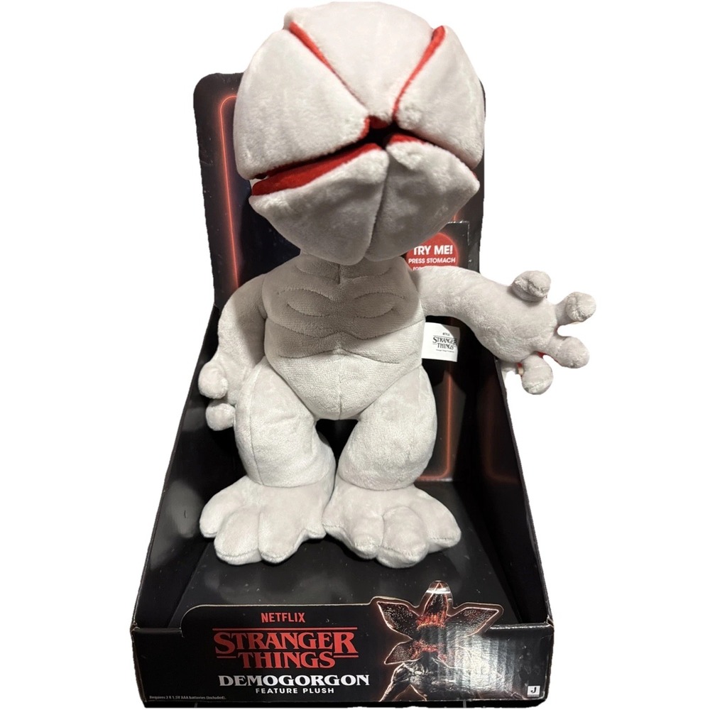 2025 STRANGER THINGS X DEMOGORGON 13" FEATURE PLUSH WITH OPENING MOUTH & SOUNDS